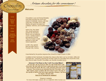 Tablet Screenshot of chocofin.com